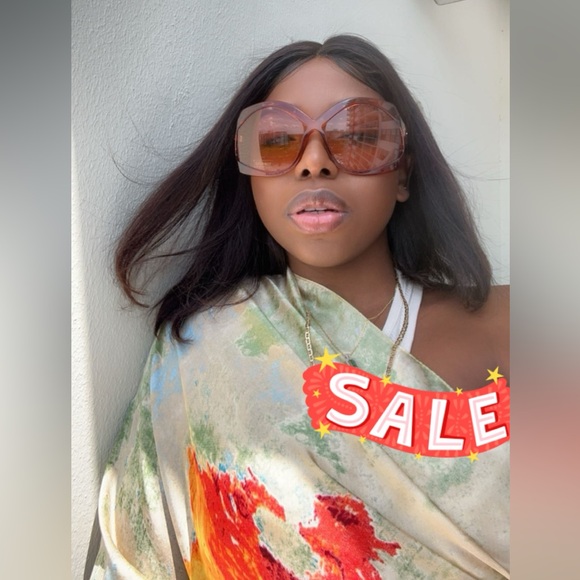 💯 - New Authentic Tom Ford Brown Oversized Ladies Sunglasses FT0903 48E 68. - Picture 3 of 14